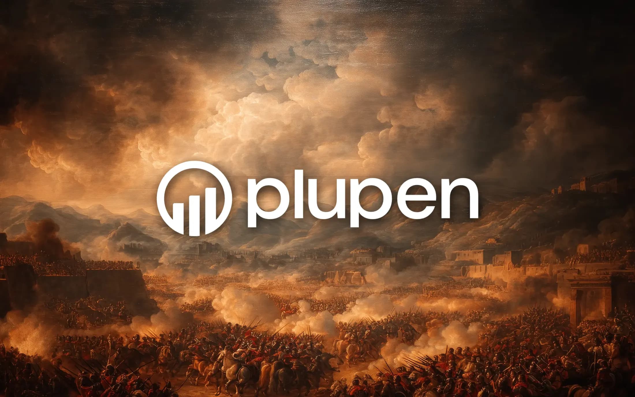 The Battle of Plataea with Plupen logo
